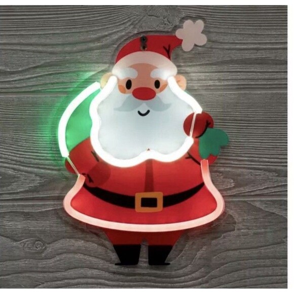 Hobby Lobby Other - New Santa Neon Sign LED Light Glow Christmas Holiday Decoration